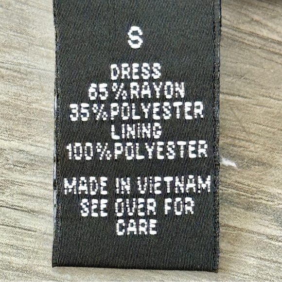 NEW with TAGS AGB White Maxi Gauze Dress with Green Beaded Accents (size S) - Picture 9 of 12